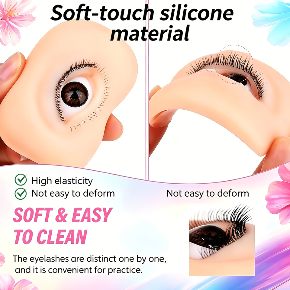 Art Craft Eyes - 3 Layers Lashes Reusable Mannequin Eyes
