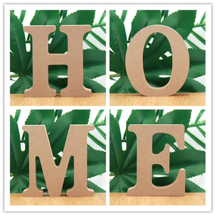 Art Craft Names - 1pc 10cm Wood Color Wooden Letters