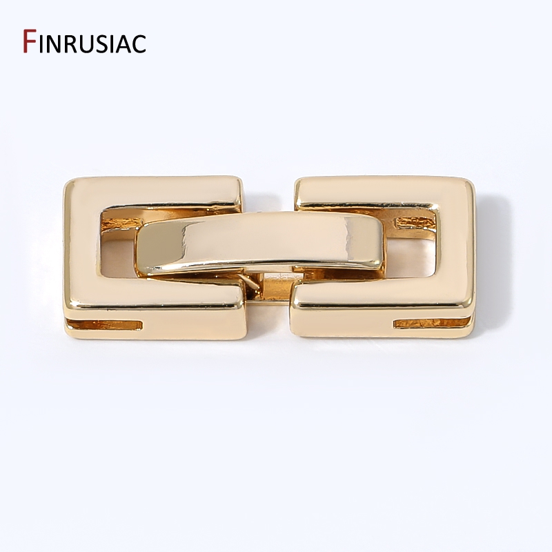 Art Craft Ideas - 14K Gold Plated Rectangular Pearl Clasps