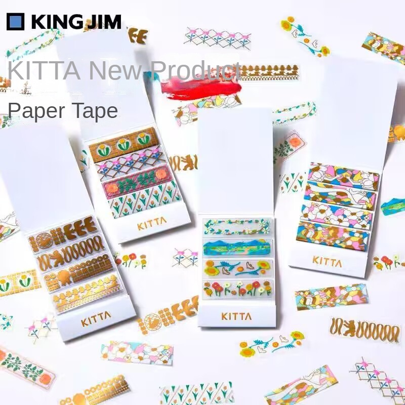 Washi Tape Rolls - Japan KITTA Small Cute Washi Paper