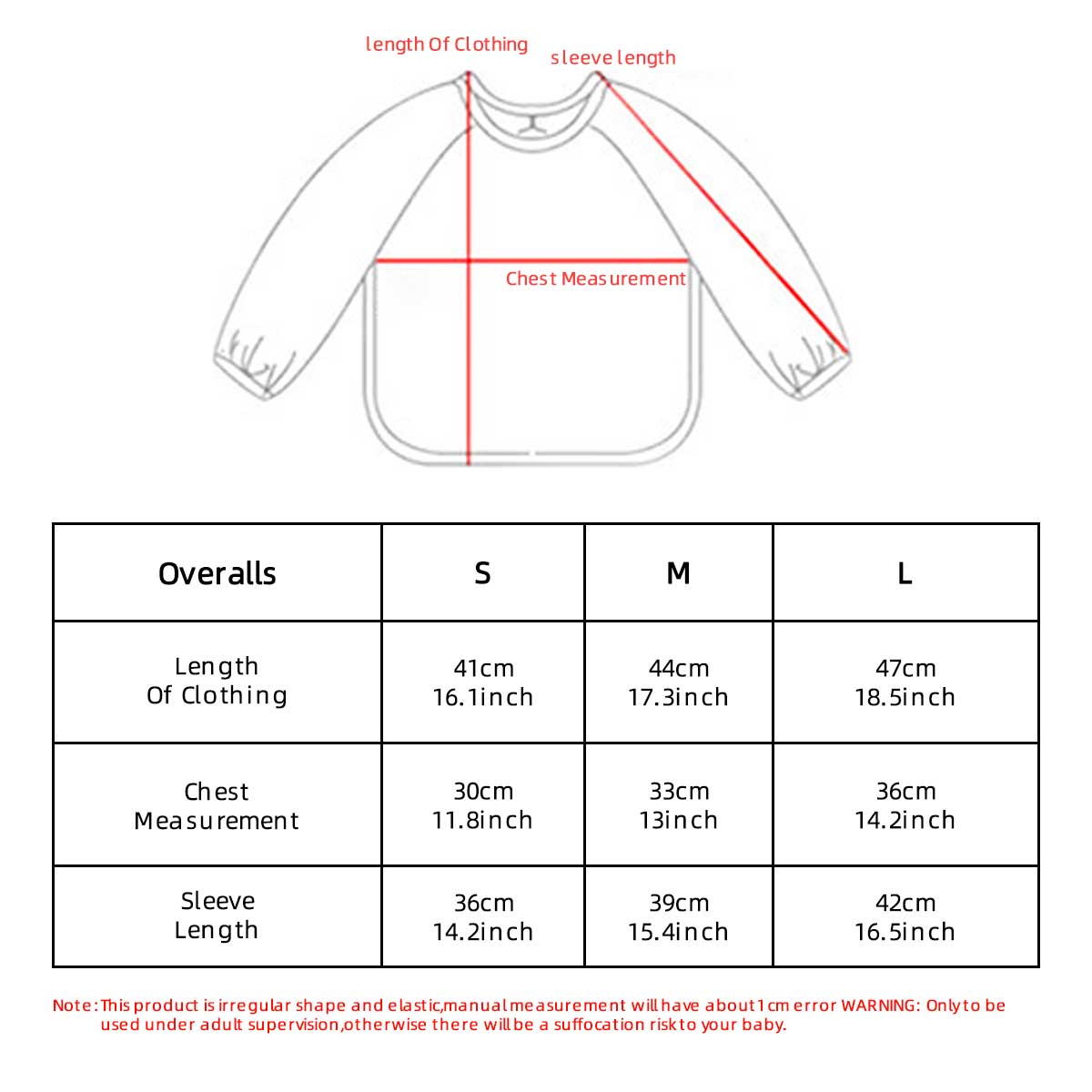 Kids Baby Long Sleeved PU Bibs - огляд і ціна Art Craft Girl