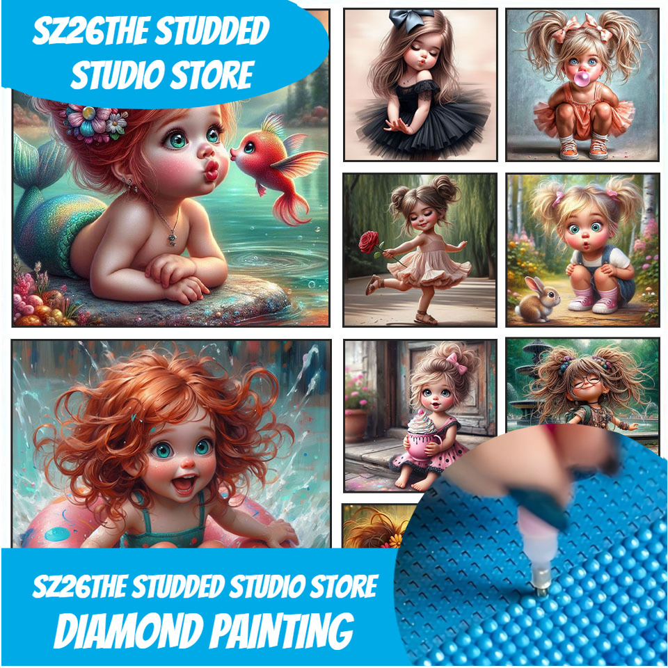 Sz26The Studded 5D DIY Diamond - огляд і ціна Art Craft Girl