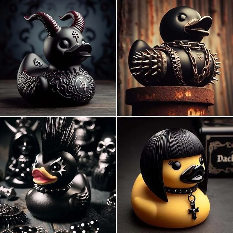Car Statue Death Rock Duck Orn - огляд і ціна Art Craft Duck