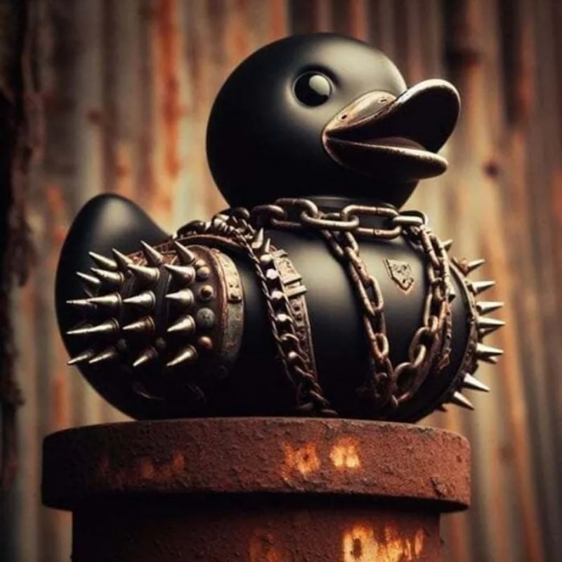 Car Statue Death Rock Duck Orn - огляд і ціна Art Craft Duck