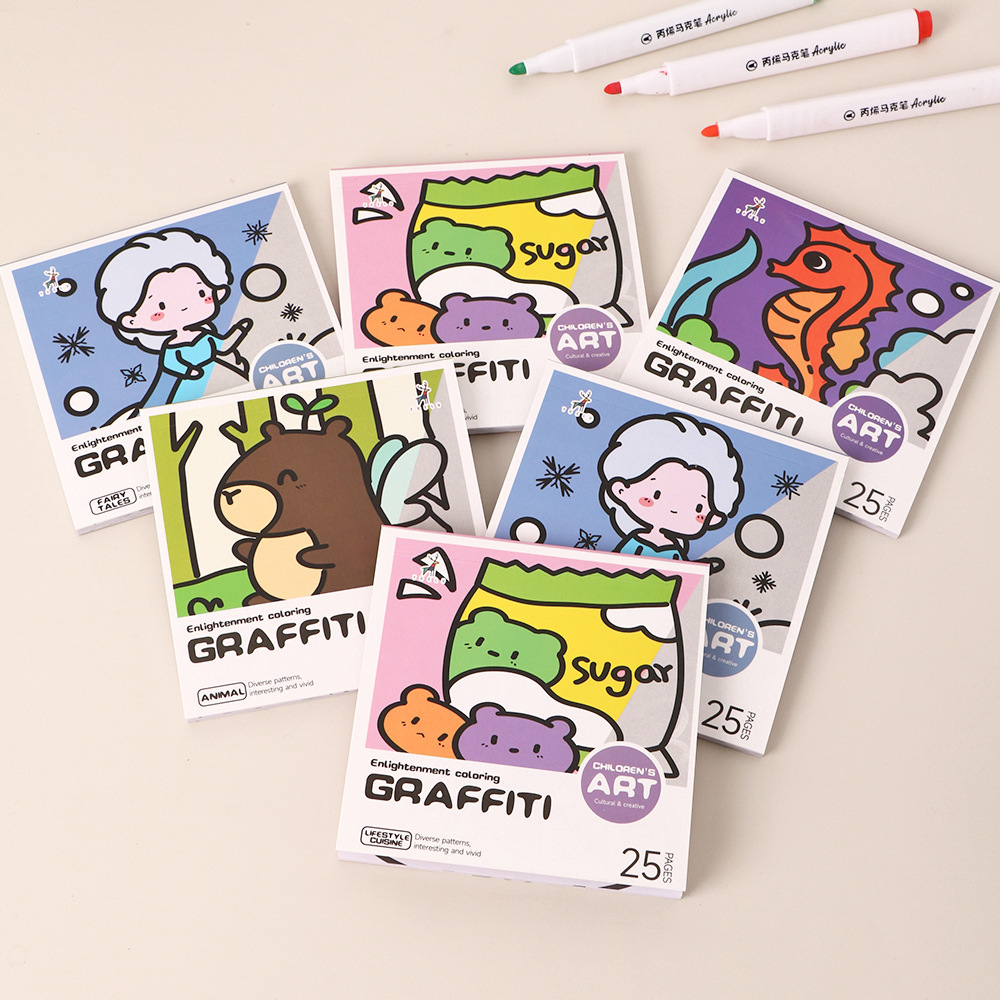 Cartoon Handy Coloring Book 25 - огляд і ціна Art Craft Notebook