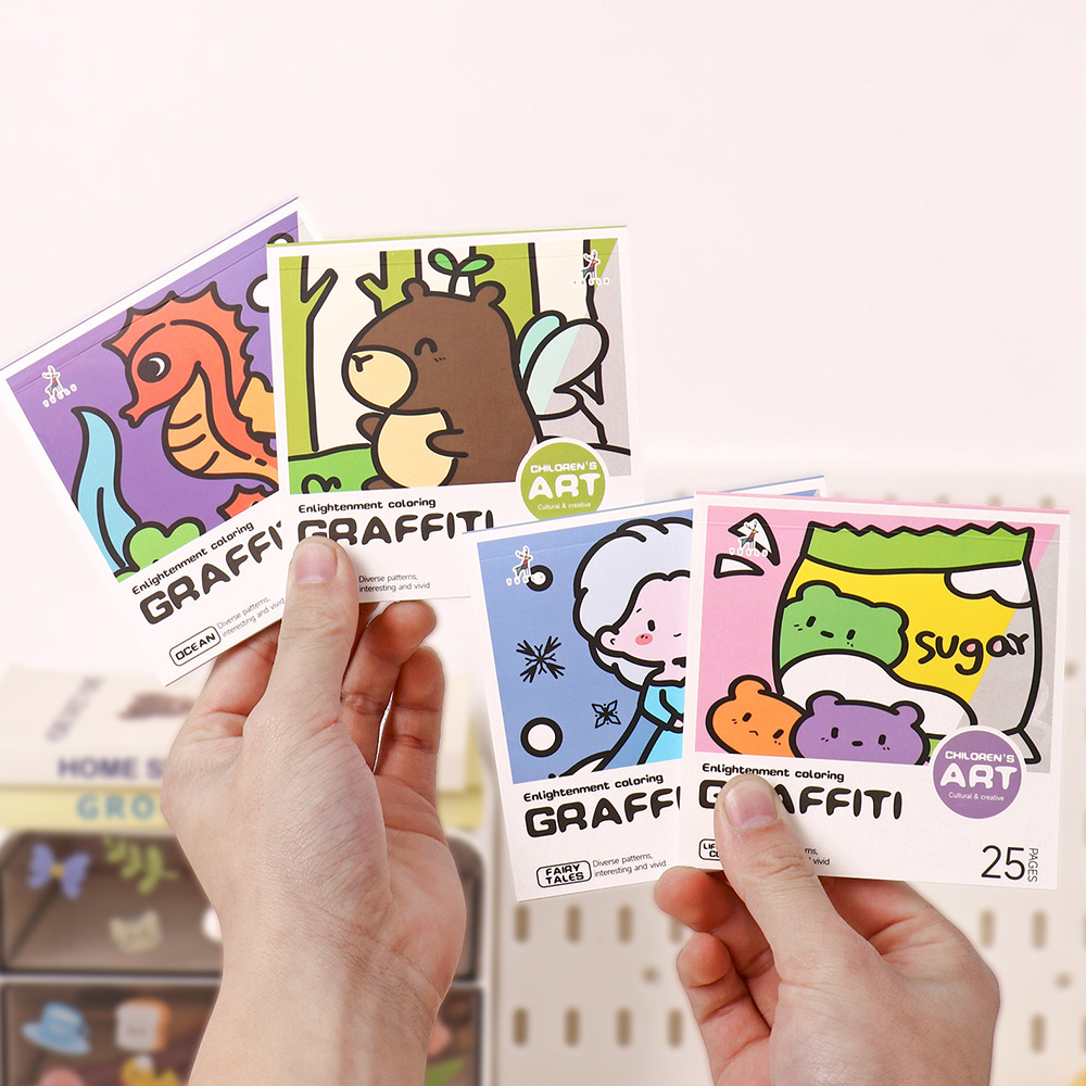 Cartoon Handy Coloring Book 25 - огляд і ціна Art Craft Notebook