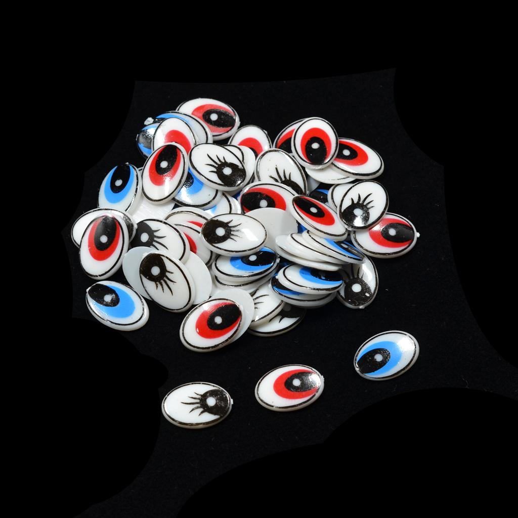 Flat Oval Cartoon Eyes Plastic - огляд і ціна Art Craft Eyes