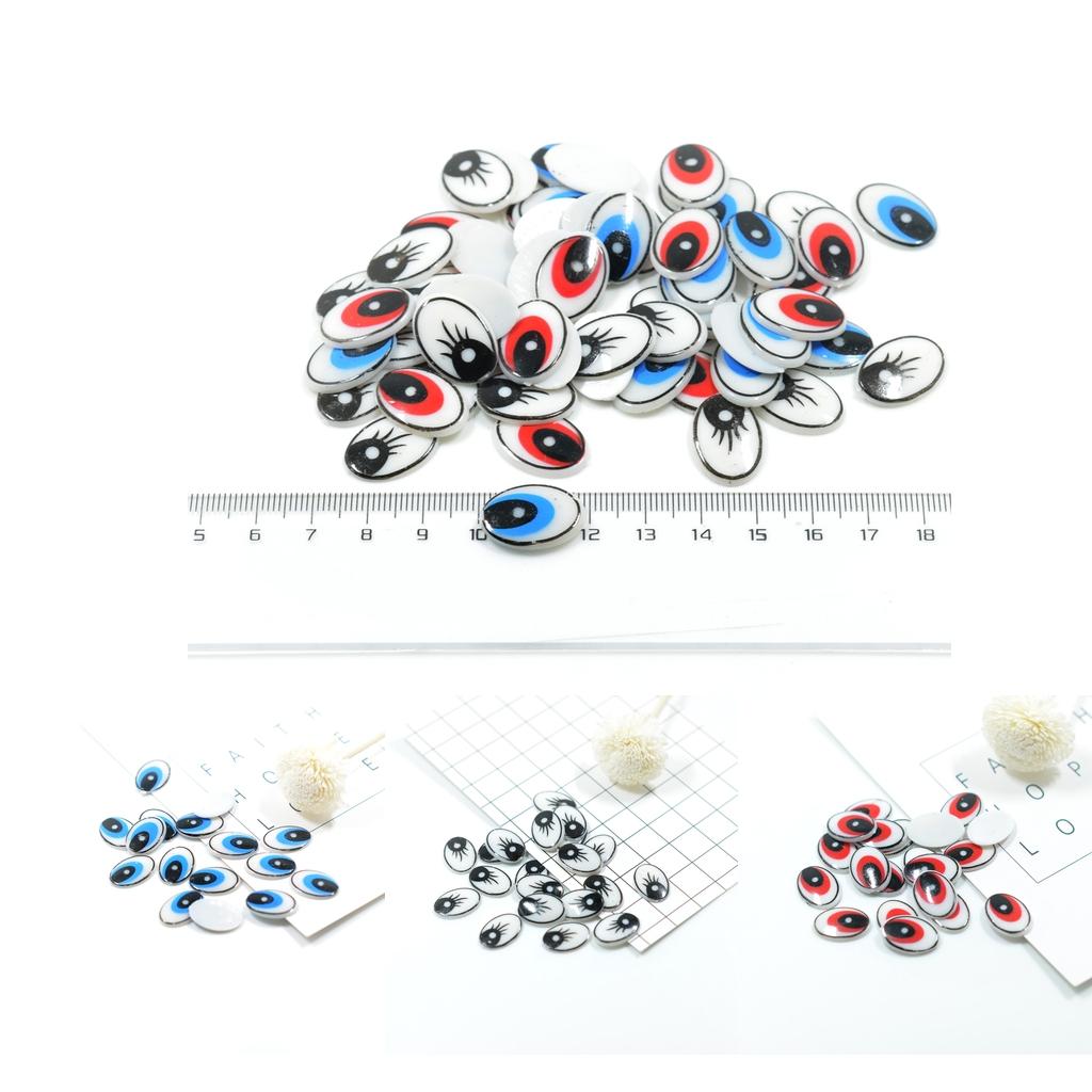 Flat Oval Cartoon Eyes Plastic - огляд і ціна Art Craft Eyes