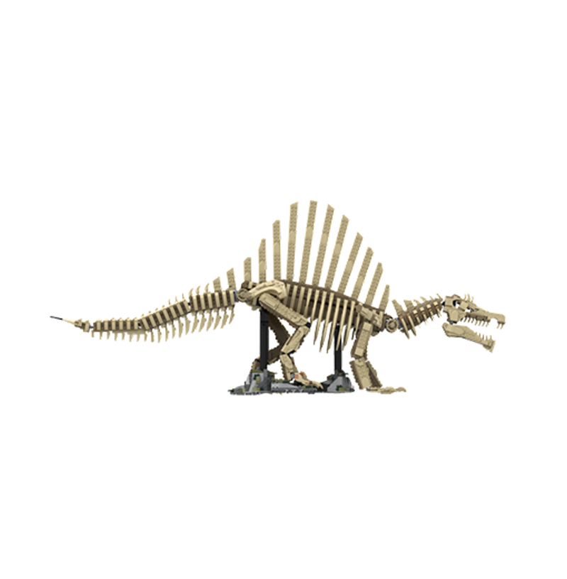 2246pcs MOC Dinosaurs Spinosau - огляд і ціна Art Craft Dinosaurs