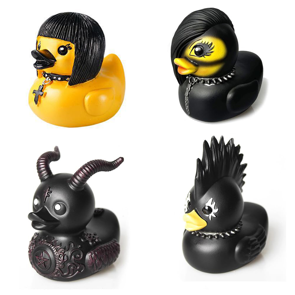 Gothic Satan Duck Statue Goth  - огляд і ціна Art Craft Duck