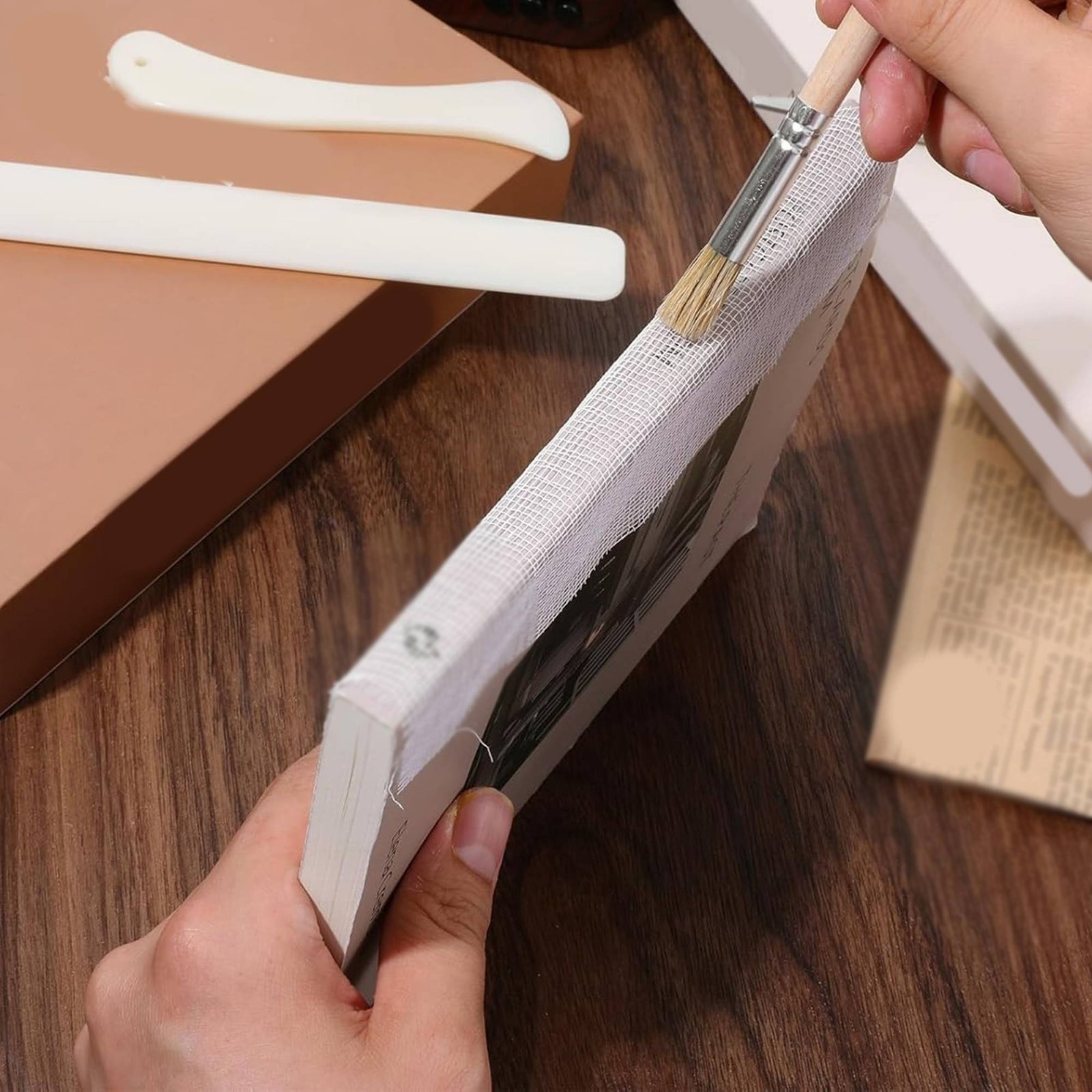 4 Pieces Bookbinding Cloth and - огляд і ціна Bookbinding Supply Kit