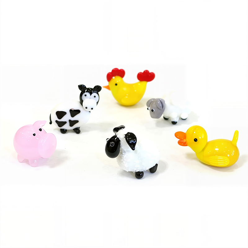 Easter Decor Tiny Glass Animal - огляд і ціна Art Craft Duck