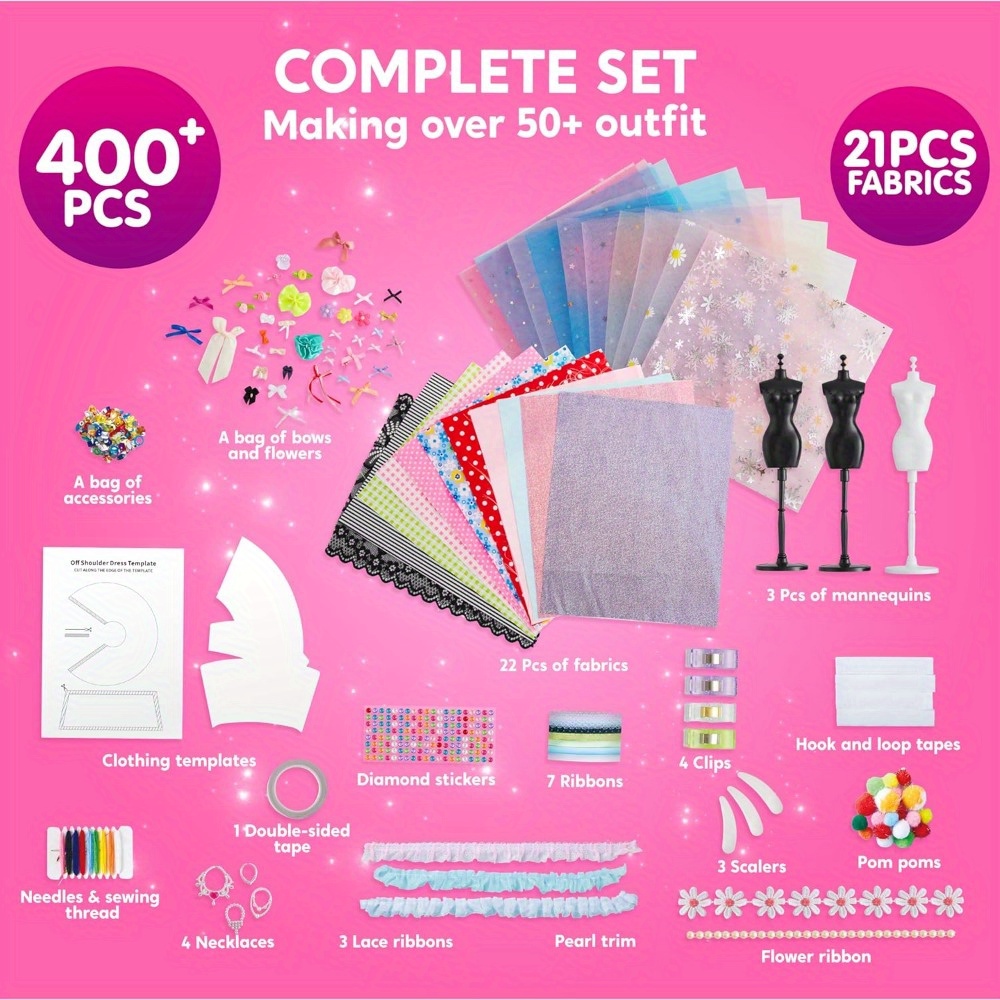 JOYFY 400+PCS Fashion Design C - огляд і ціна Art Craft Girl