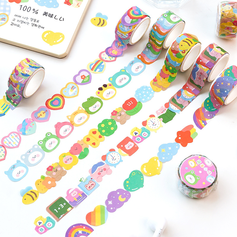 1 Roll Super Cute Die‑Cut Coll - огляд і ціна Washi Tape Rolls