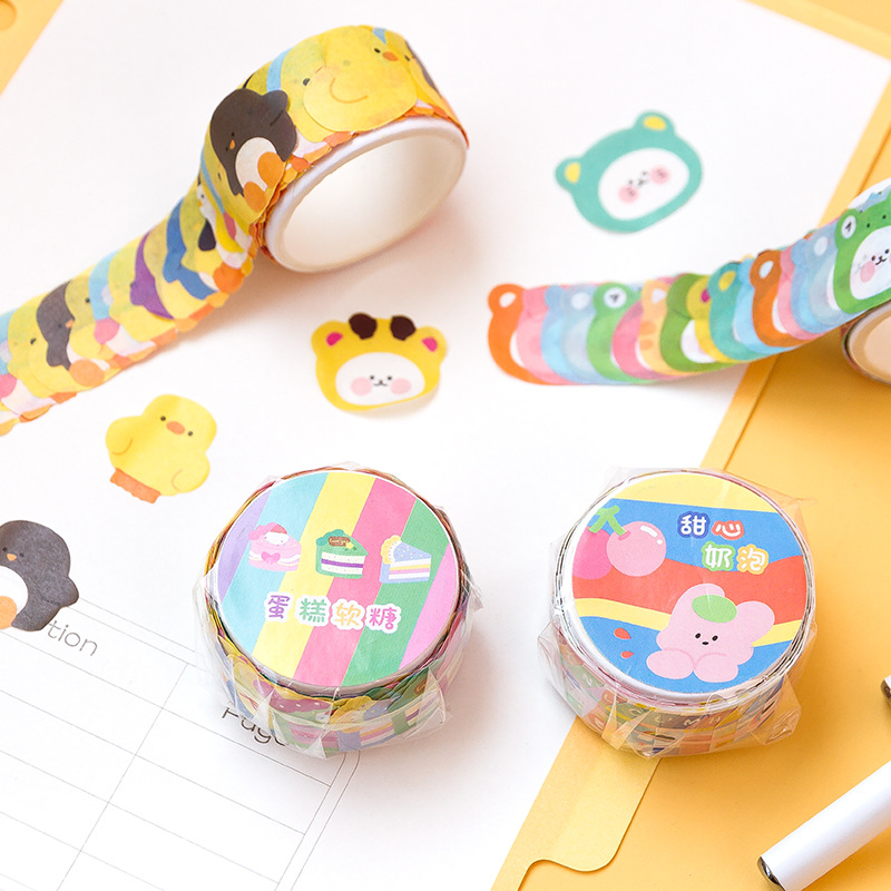 1 Roll Super Cute Die‑Cut Coll - огляд і ціна Washi Tape Rolls