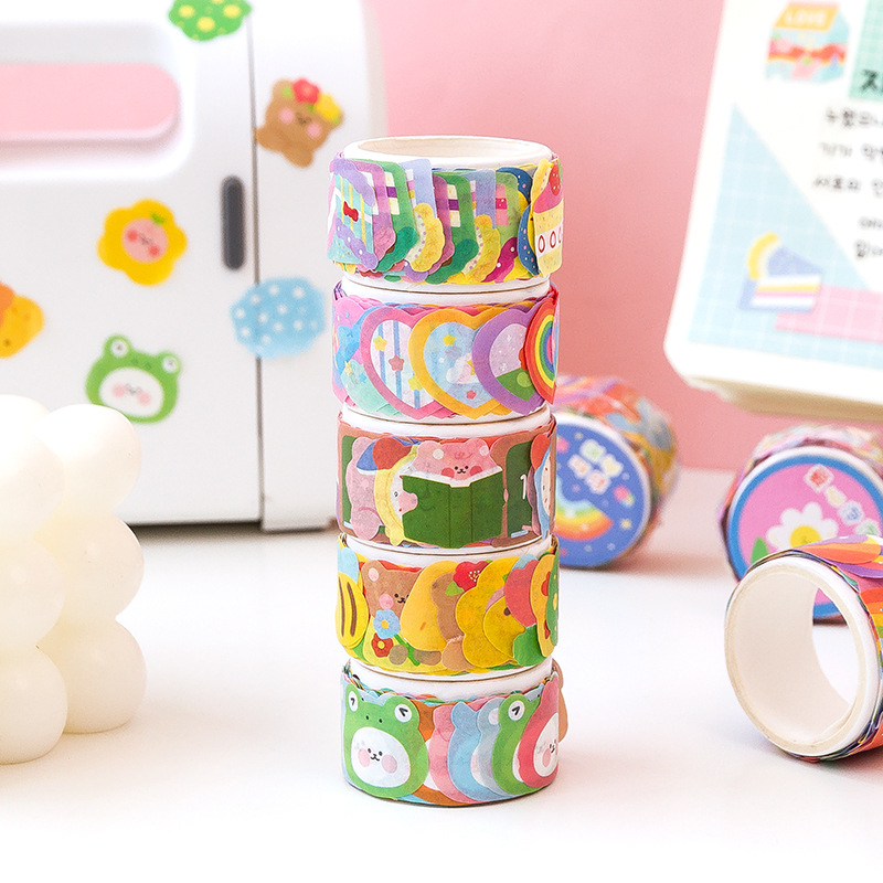 1 Roll Super Cute Die‑Cut Coll - огляд і ціна Washi Tape Rolls