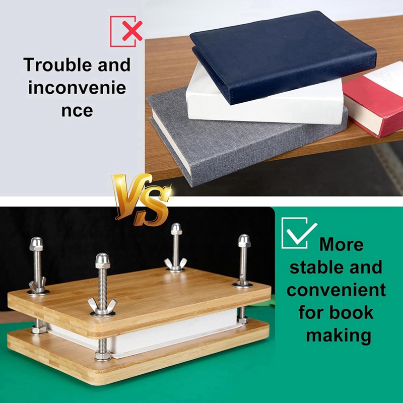 Book Bookbinding, Wooden Bambo - огляд і ціна Bookbinding Supply Kit