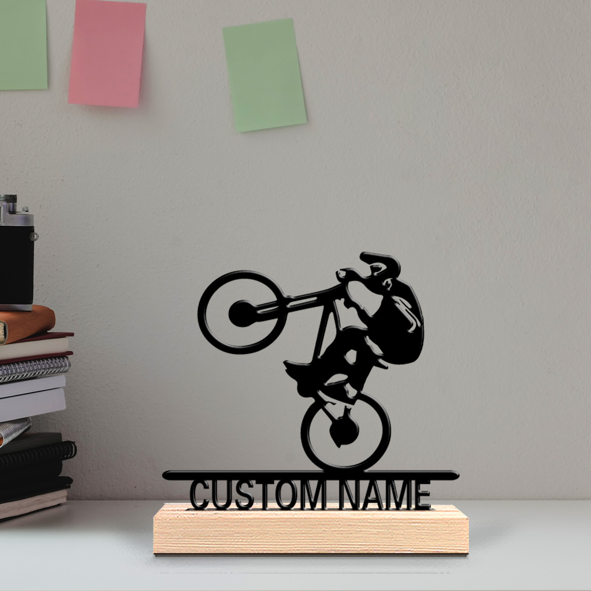1pc Fashion bike Custom Name M - огляд і ціна Art Craft Names