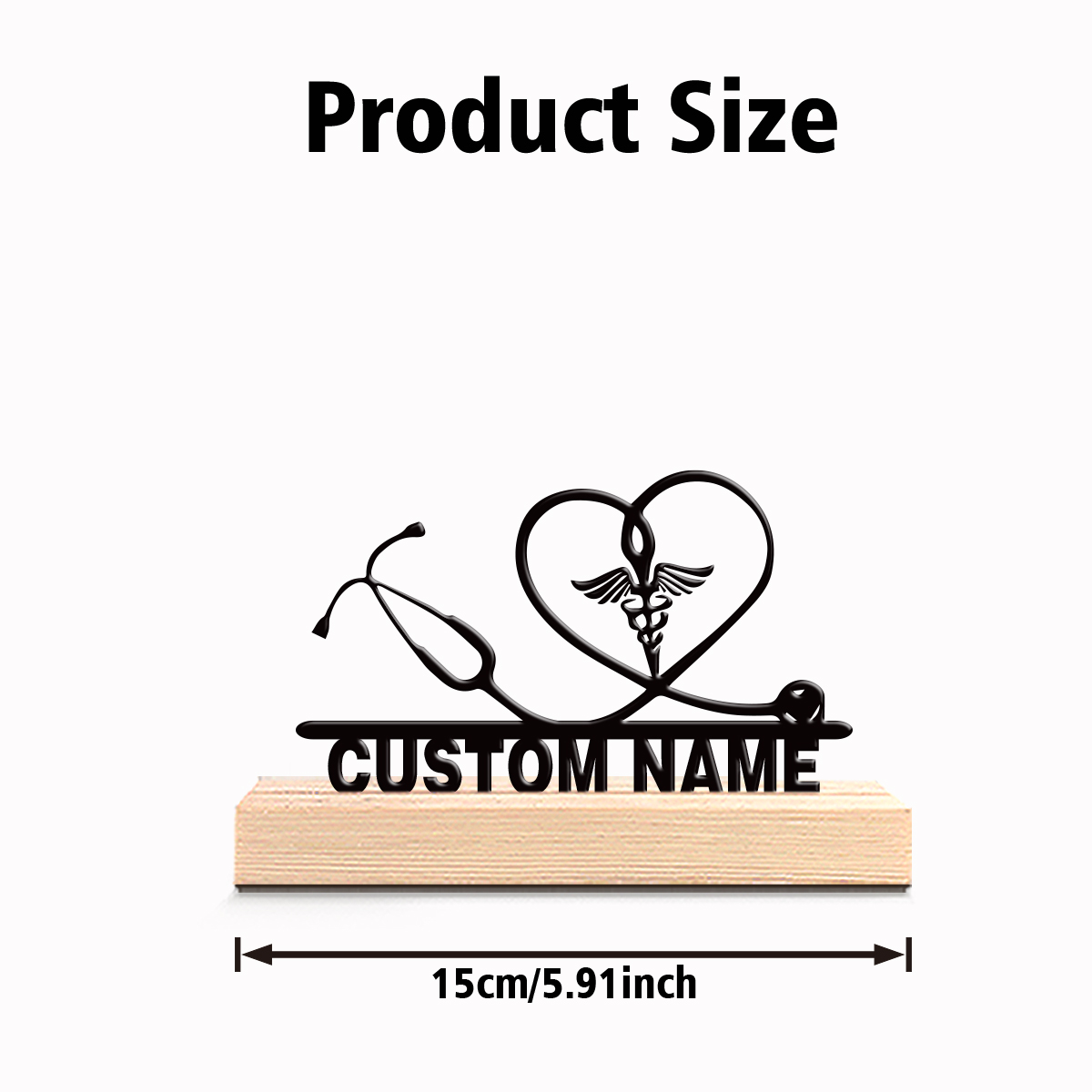 1pc Abstract Stethoscope Perso - огляд і ціна Art Craft Names