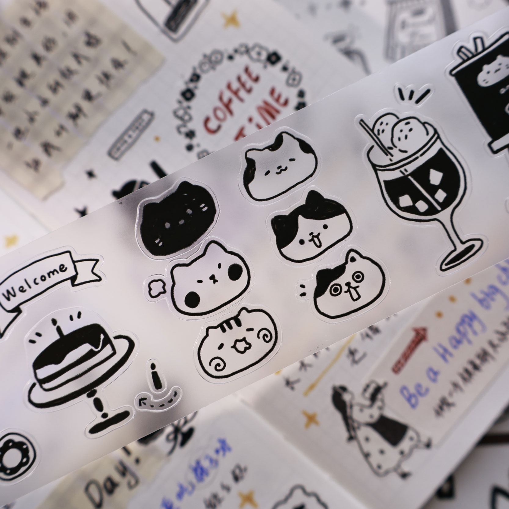 YiEr Studio Vintage Daily Cat' - огляд і ціна Washi Tape Rolls