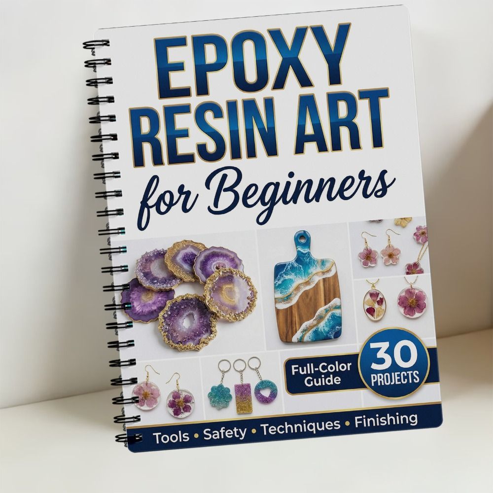 Step-by-Step Epoxy Resin Art H - огляд і ціна Art Craft Notebook
