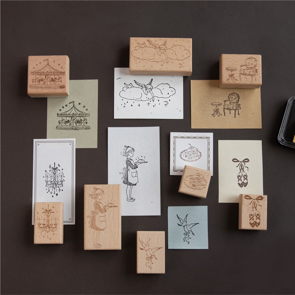 Vintage Wood Cartoon Pattern R - огляд і ціна Art Craft Notebook