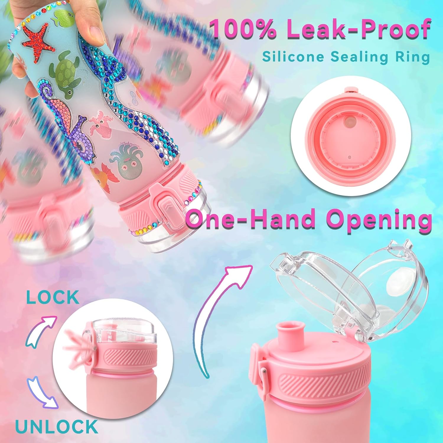 Decorate Your Own Water Bottle - огляд і ціна Art Craft Girl