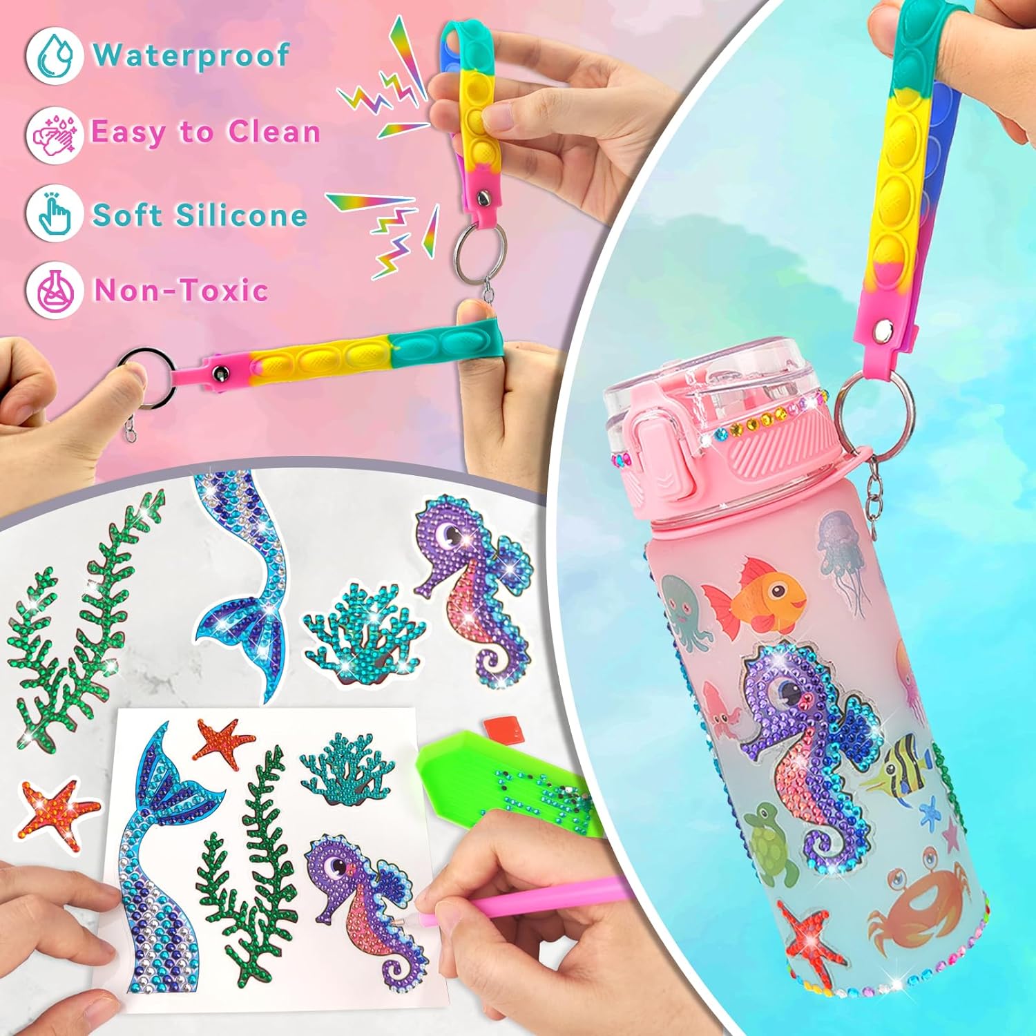 Decorate Your Own Water Bottle - огляд і ціна Art Craft Girl