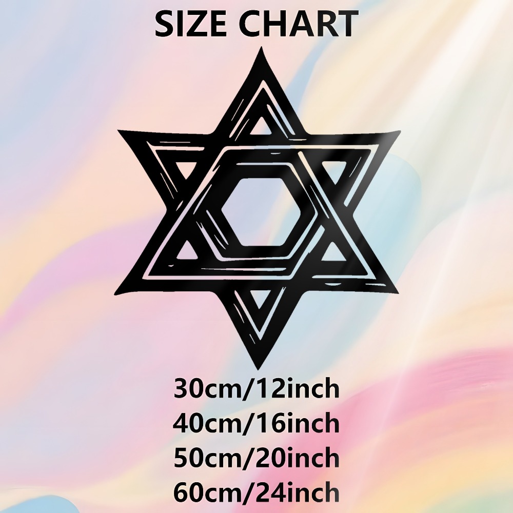 CIFBUY Iron Wall Art Star of D - огляд і ціна Art & Craft Qatar