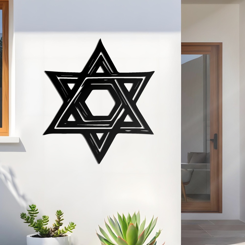 CIFBUY Iron Wall Art Star of D - огляд і ціна Art & Craft Qatar