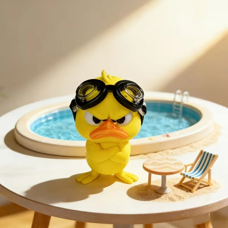 1PC Angry Hug Duck Figurine Wi - огляд і ціна Art Craft Duck