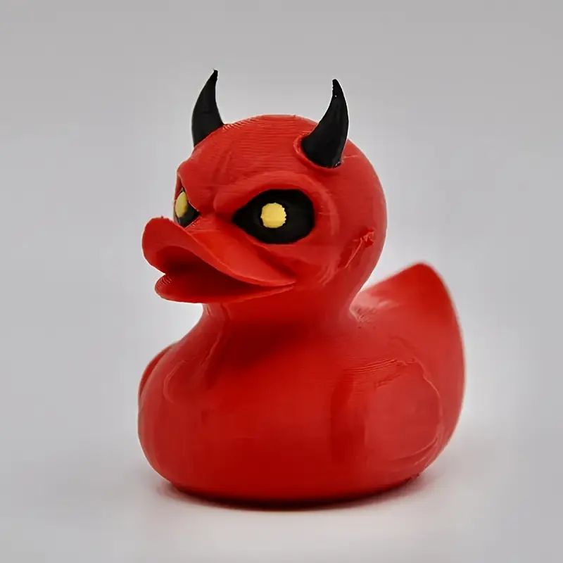 3D Printed Devil Duck Statue D - огляд і ціна Art Craft Duck