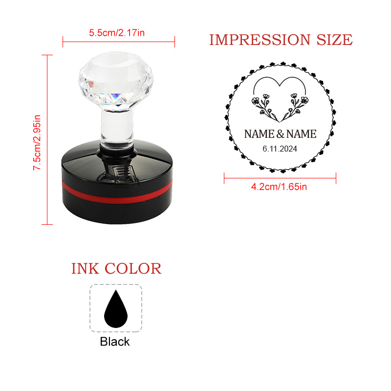 Custom-Made Seal Stamp for Wed - огляд і ціна Art Craft Girl