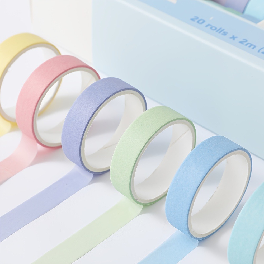 20 Rolls of Macaron Tape, 0.4i - огляд і ціна Art Craft Notebook