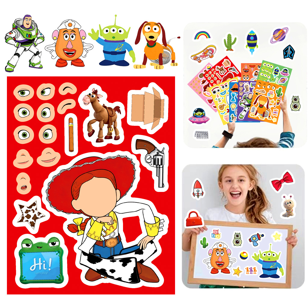 Toy Story 5 Make a Face Sticke - огляд і ціна Art Craft Ideas