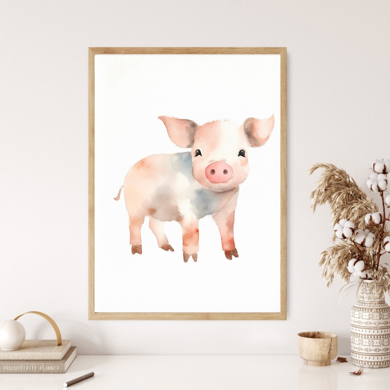 Watercolor Farm Animals Baby H - огляд і ціна Art Craft Duck
