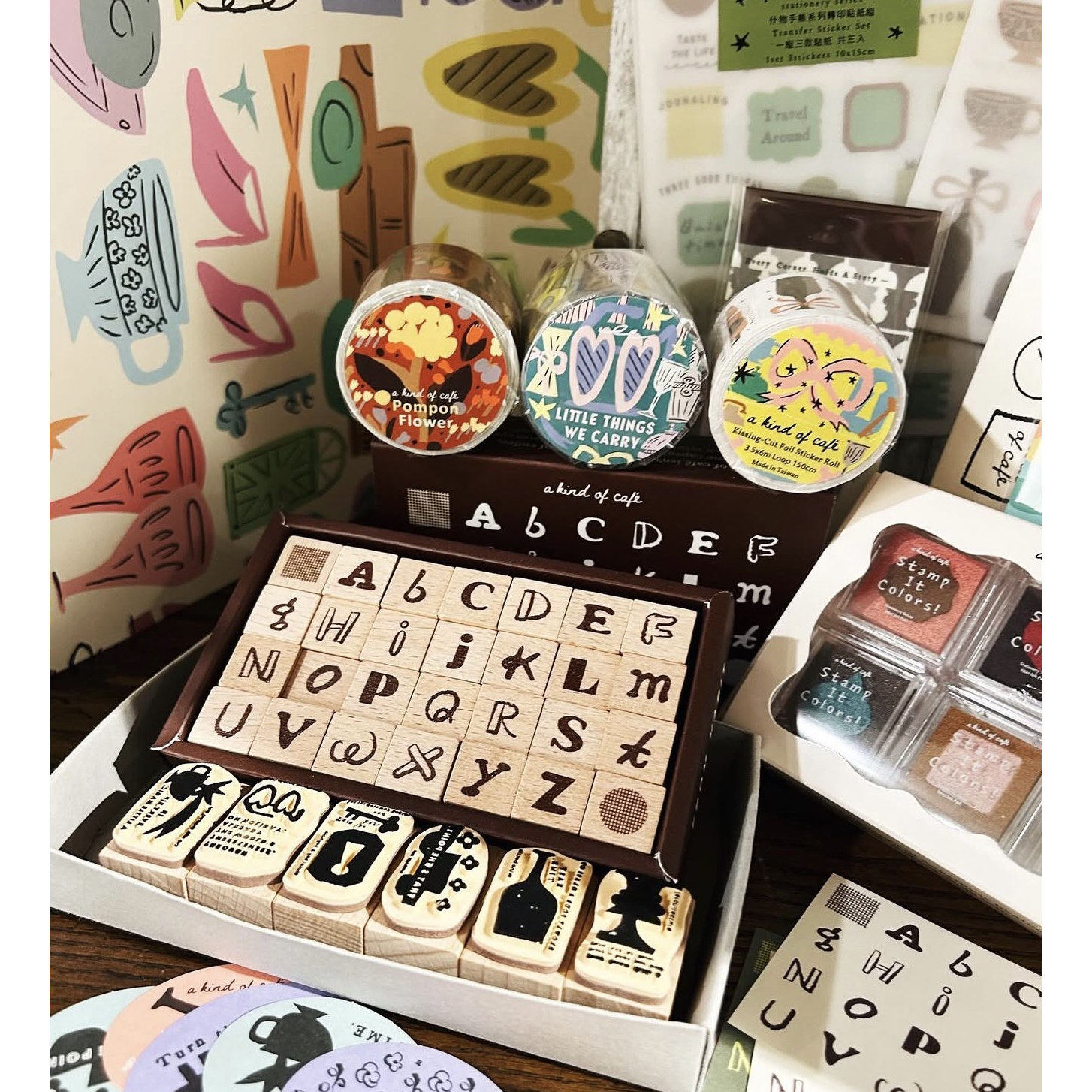 A Kind Of Cafe Studio Vintage  - огляд і ціна Washi Tape Rolls