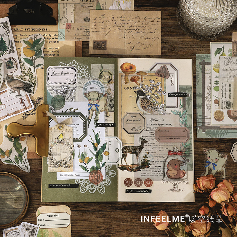 1pack/260pcs Vintage Literary  - огляд і ціна Art Craft Notebook