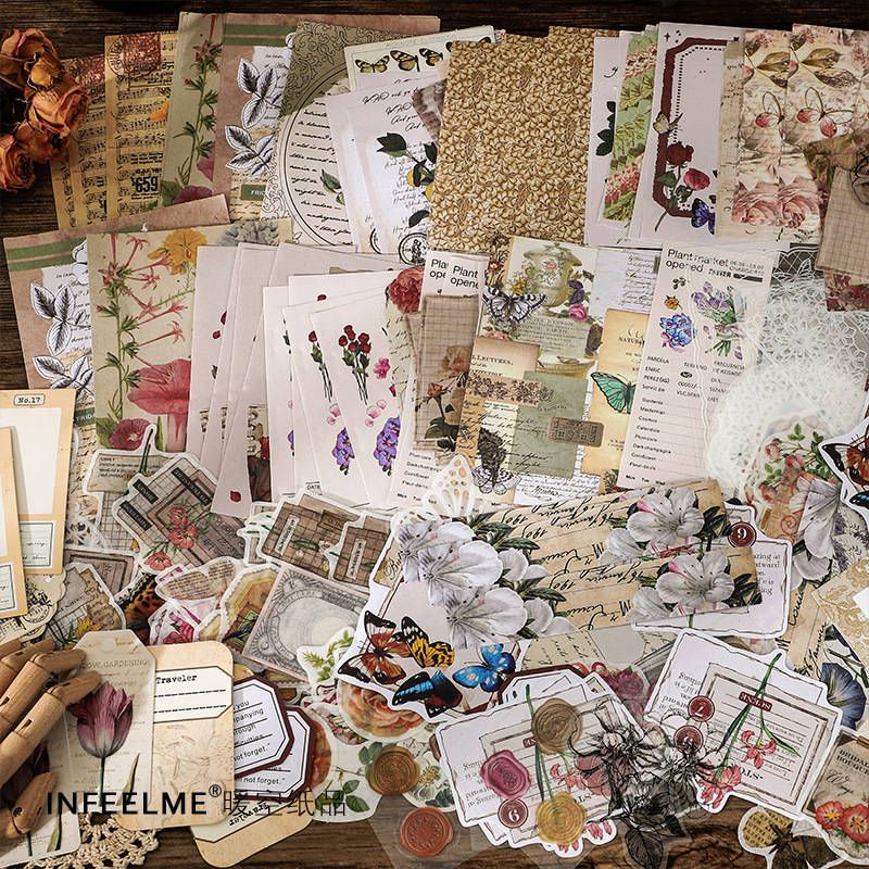 1pack/260pcs Vintage Literary  - огляд і ціна Art Craft Notebook