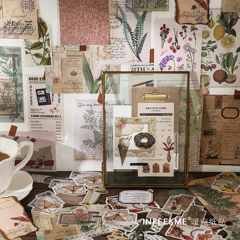1pack/260pcs Vintage Literary  - огляд і ціна Art Craft Notebook