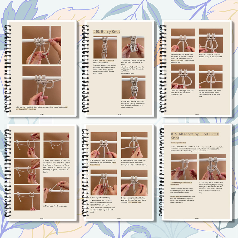 1 Book Spiral Bound Knotting N - огляд і ціна Art Craft Notebook