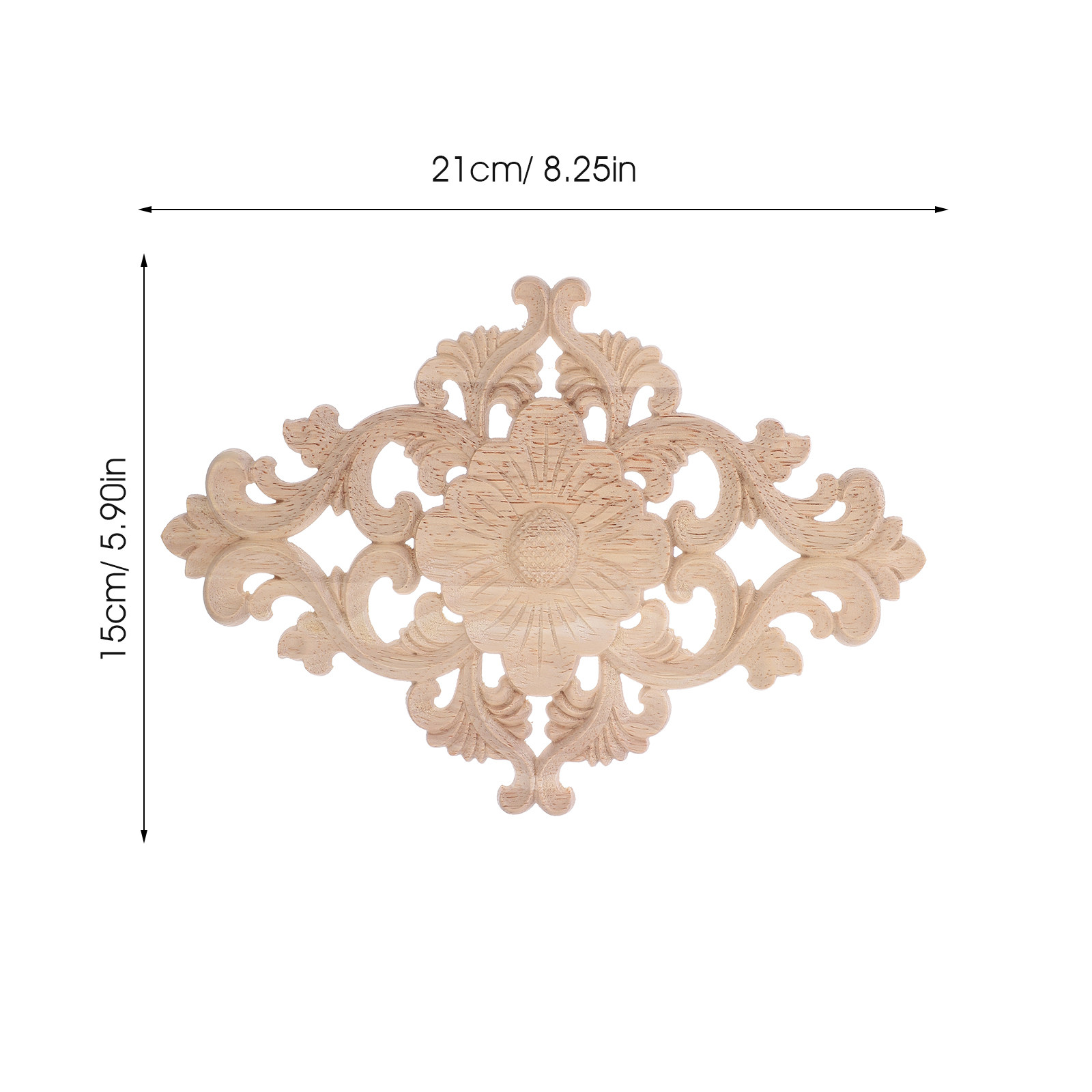1Pcs Wood Onlay Solid Wood Car - огляд і ціна Art Craft Door