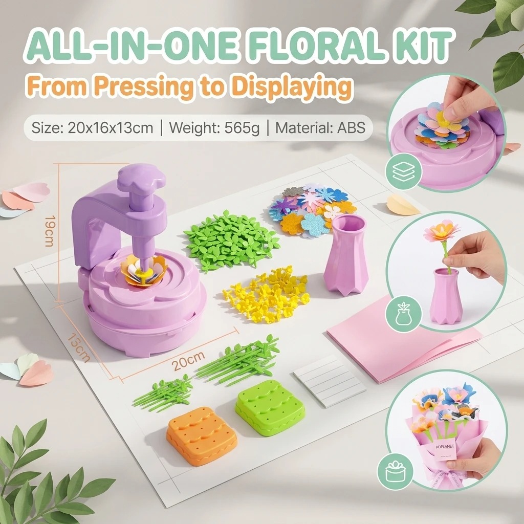 New Flower Press Craft Toy – C - огляд і ціна Art Craft Girl