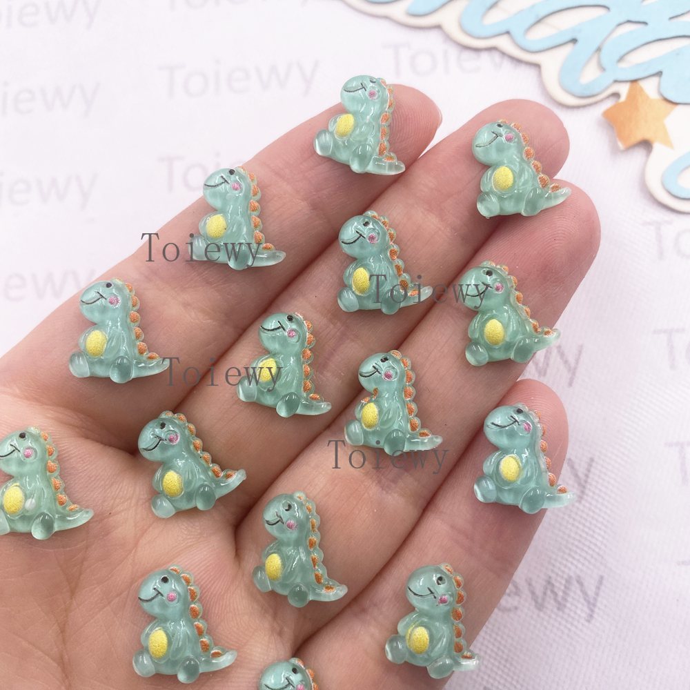 50pcs Mixed Resin Colorful Gli - огляд і ціна Art Craft Dinosaurs