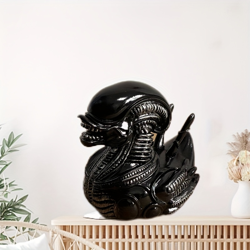 Alien Duck Resin Statue，Evil A - огляд і ціна Art Craft Duck