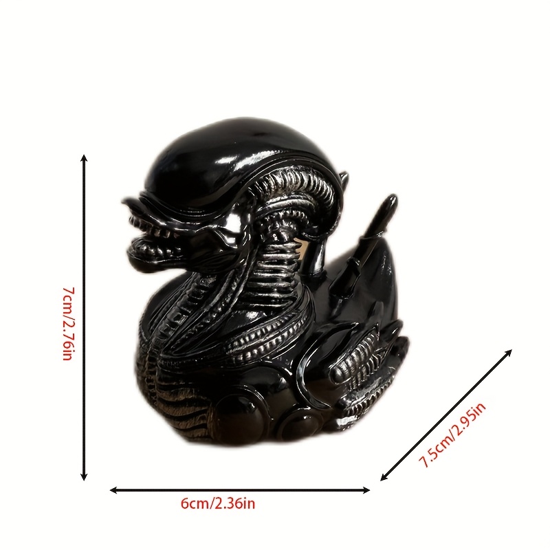 Alien Duck Resin Statue，Evil A - огляд і ціна Art Craft Duck