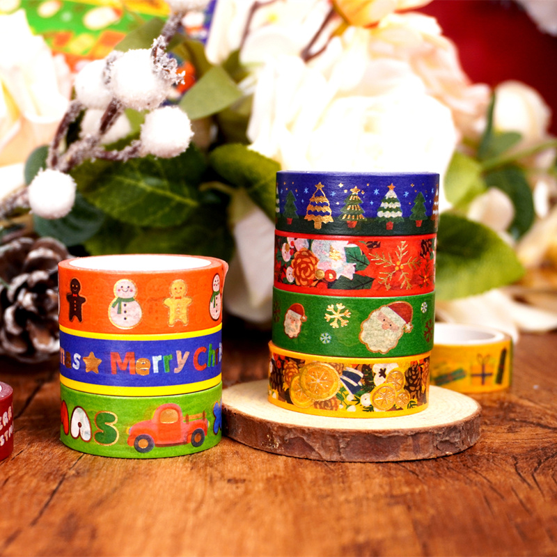 12 Rolls Of Vintage Christmas  - огляд і ціна Washi Tape Rolls