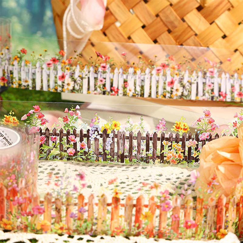 1 Roll Fence Courtyard PET Was - огляд і ціна Washi Tape Rolls