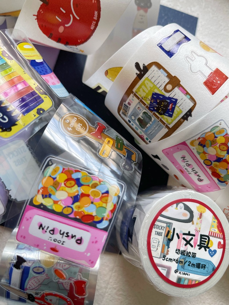 XIAMI Studio Small Stationery  - огляд і ціна Washi Tape Rolls