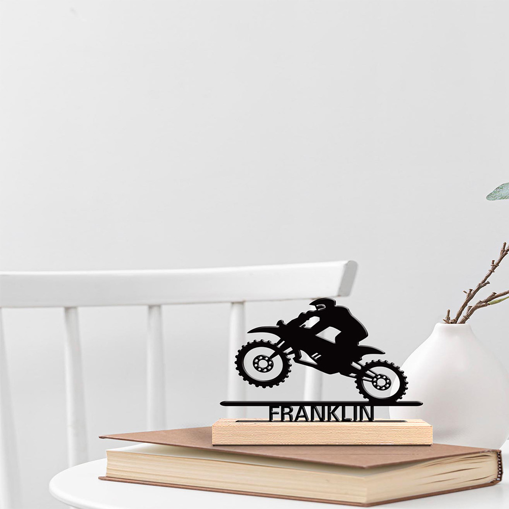 1pc Abstract Motorbike jumping - огляд і ціна Art Craft Names
